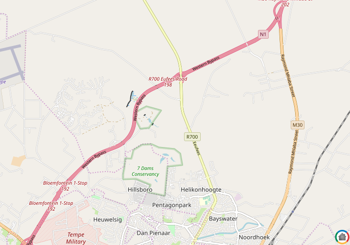 Map location of Somerton Estate